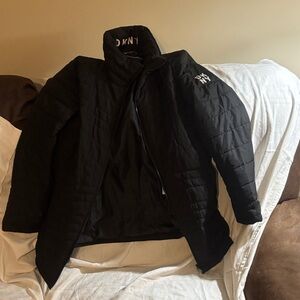 DKNY Quilted Black Jacket